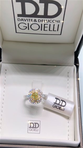 Ring Davite & Delucchi Woman in White Gold 0.73 Ct AA031983FY - AA031983FY